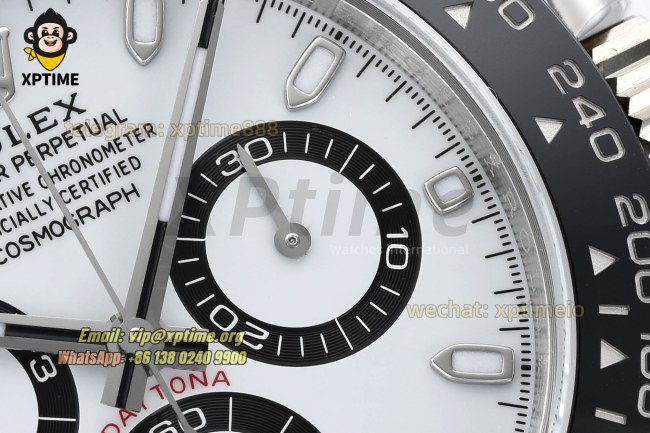 Daytona 116500LN 40mm VSF White/Stick on SS/SS Bracelet DD4130 Super Clone Daytona 116500LN 40mm VSF White/Stick on SS/SS Bracelet DD4130 Super Clone