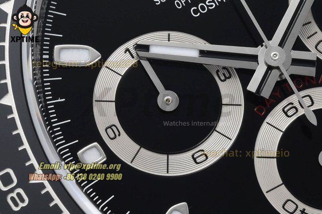 Daytona 116500 40mm VSF Black/Stick on SS/SS Bracelet DD4130 Super Clone Daytona 116500 40mm VSF Black/Stick on SS/SS Bracelet DD4130 Super Clone
