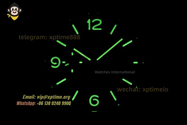Luminor Marina PAM312 44mm VSF Black/Stick & Numeral on SS/LE Strap P9000 Luminor Marina PAM312 44mm VSF Black/Stick & Numeral on SS/LE Strap P9000