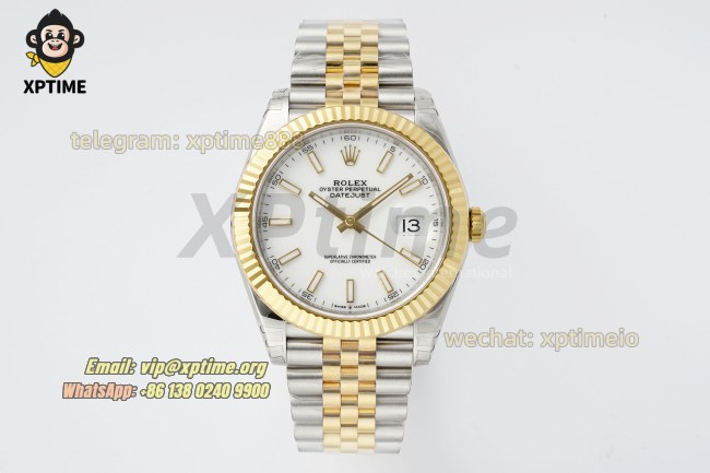 Datejust 126333 41mm VSF White/Stick on Jub YG/SS Bracelet VS3235 Super Clone Datejust 126333 41mm VSF White/Stick on Jub YG/SS Bracelet VS3235 Super Clone