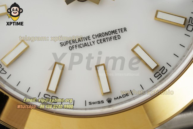 Datejust 126303 41mm VSF White/Stick on Jub YG/SS Bracelet VS3235 Super Clone Datejust 126303 41mm VSF White/Stick on Jub YG/SS Bracelet VS3235 Super Clone
