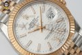 Datejust 126331 41mm VSF Silver Textured/Stick on Jub RG/SS Bracelet VS3235 Super Clone Datejust 126331 41mm VSF Silver Textured/Stick on Jub RG/SS Bracelet VS3235 Super Clone