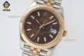 Datejust 126331 41mm VSF Brown/Stick on Jub RG/SS Bracelet VS3235 Super Clone Datejust 126331 41mm VSF Brown/Stick on Jub RG/SS Bracelet VS3235 Super Clone