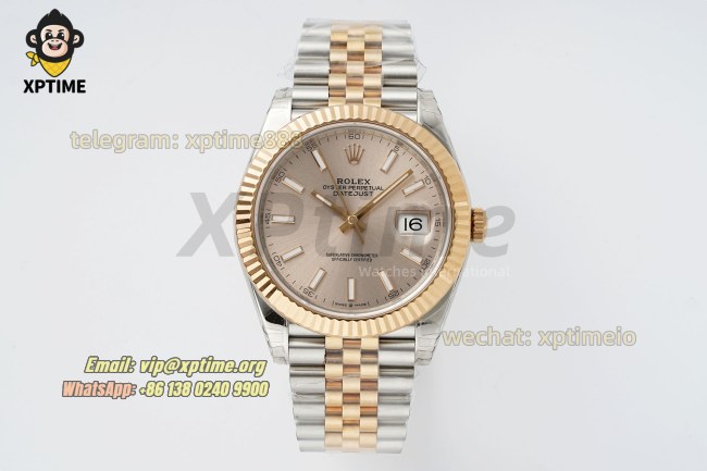 Datejust 126331 41mm VSF Champagne/Stick on Jub RG/SS Bracelet VS3235 Super Clone Datejust 126331 41mm VSF Champagne/Stick on Jub RG/SS Bracelet VS3235 Super Clone