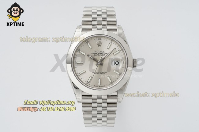 Datejust 126300 41mm VSF Silver/Stick on Jub SS/SS Bracelet VS3235 Super Clone Datejust 126300 41mm VSF Silver/Stick on Jub SS/SS Bracelet VS3235 Super Clone