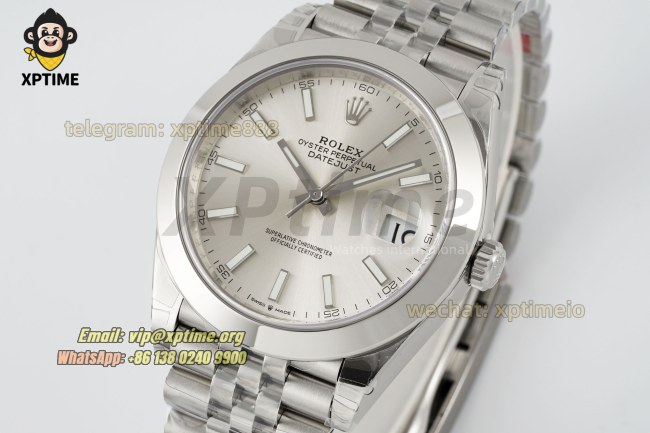 Datejust 126300 41mm VSF Silver/Stick on Jub SS/SS Bracelet VS3235 Super Clone Datejust 126300 41mm VSF Silver/Stick on Jub SS/SS Bracelet VS3235 Super Clone