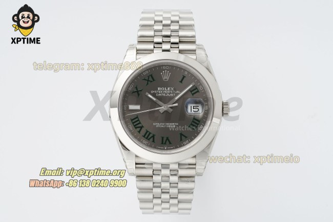 Datejust 126300 41mm VSF Gray/Roman on Jub SS/SS Bracelet VS3235 Super Clone Datejust 126300 41mm VSF Gray/Roman on Jub SS/SS Bracelet VS3235 Super Clone