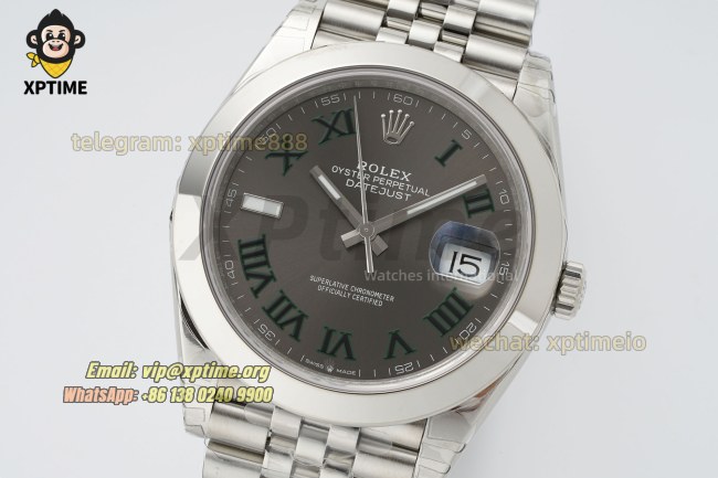 Datejust 126300 41mm VSF Gray/Roman on Jub SS/SS Bracelet VS3235 Super Clone Datejust 126300 41mm VSF Gray/Roman on Jub SS/SS Bracelet VS3235 Super Clone