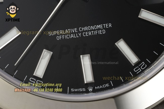 Datejust 126300 41mm VSF Black/Stick on Oys SS/SS Bracelet VS3235 Super Clone Datejust 126300 41mm VSF Black/Stick on Oys SS/SS Bracelet VS3235 Super Clone