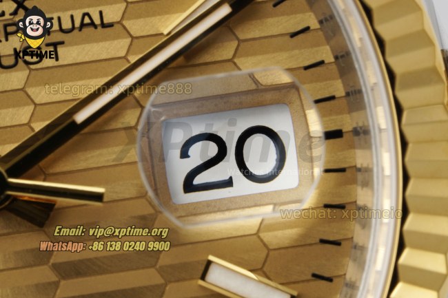 Datejust 126233 36mm VSF Champagne Textured/Stick on Jub YG/SS Bracelet VS3235 Super Clone Datejust 126233 36mm VSF Champagne Textured/Stick on Jub YG/SS Bracelet VS3235 Super Clone