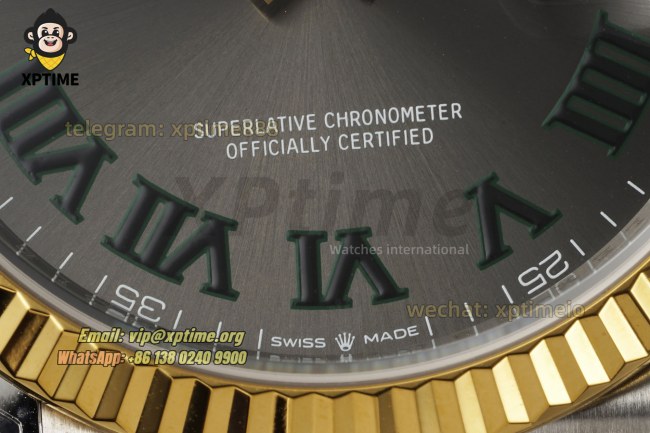 Datejust 126233 36mm VSF Gray/Roman on Jub YG/SS Bracelet VS3235 Super Clone Datejust 126233 36mm VSF Gray/Roman on Jub YG/SS Bracelet VS3235 Super Clone