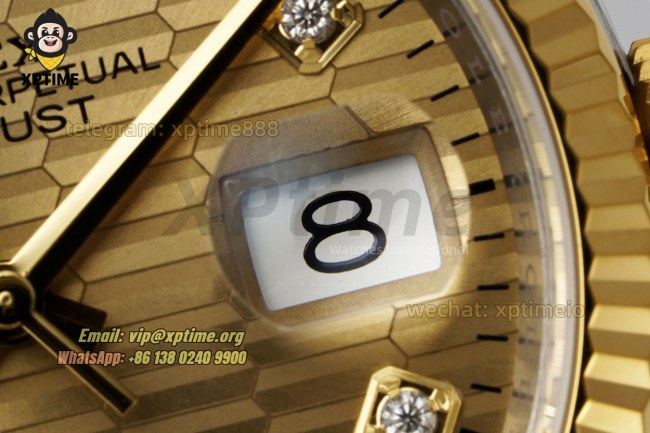 Datejust 126233 36mm VSF Champagne Textured/Diamond on Jub YG/SS Bracelet VS3235 Super Clone Datejust 126233 36mm VSF Champagne Textured/Diamond on Jub YG/SS Bracelet VS3235 Super Clone