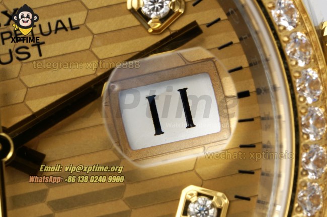 Datejust 126283 36mm VSF Champagne Textured/Diamond on Jub YG/SS Bracelet VS3235 Super Clone Datejust 126283 36mm VSF Champagne Textured/Diamond on Jub YG/SS Bracelet VS3235 Super Clone