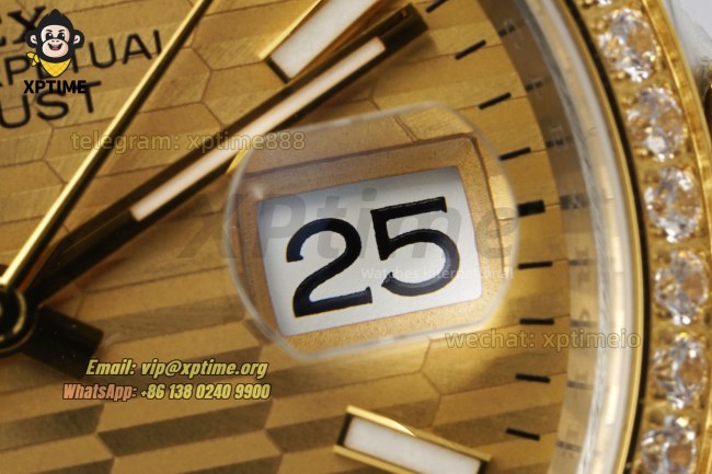 Datejust 126283 36mm VSF Champagne Textured/Stick on Jub YG/SS Bracelet VS3235 Super Clone Datejust 126283 36mm VSF Champagne Textured/Stick on Jub YG/SS Bracelet VS3235 Super Clone