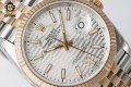 Datejust 126231 36mm VSF Silver Textured/Silver Stick on Jub RG/SS Bracelet VS3235 Super Clone Datejust 126231 36mm VSF Silver Textured/Silver Stick on Jub RG/SS Bracelet VS3235 Super Clone