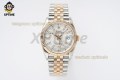 Datejust 126231 36mm VSF Silver Textured/Silver Stick on Jub RG/SS Bracelet VS3235 Super Clone Datejust 126231 36mm VSF Silver Textured/Silver Stick on Jub RG/SS Bracelet VS3235 Super Clone