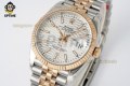 Datejust 126231 36mm VSF Silver Textured/Silver Stick on Jub RG/SS Bracelet VS3235 Super Clone Datejust 126231 36mm VSF Silver Textured/Silver Stick on Jub RG/SS Bracelet VS3235 Super Clone