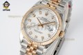 Datejust 126231 36mm VSF Silver Textured/Diamond on Jub RG/SS Bracelet VS3235 Super Clone Datejust 126231 36mm VSF Silver Textured/Diamond on Jub RG/SS Bracelet VS3235 Super Clone