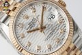 Datejust 126231 36mm VSF Silver Textured/Diamond on Jub RG/SS Bracelet VS3235 Super Clone Datejust 126231 36mm VSF Silver Textured/Diamond on Jub RG/SS Bracelet VS3235 Super Clone