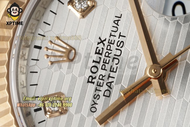 Datejust 126231 36mm VSF Silver Textured/Diamond on Jub RG/SS Bracelet VS3235 Super Clone Datejust 126231 36mm VSF Silver Textured/Diamond on Jub RG/SS Bracelet VS3235 Super Clone