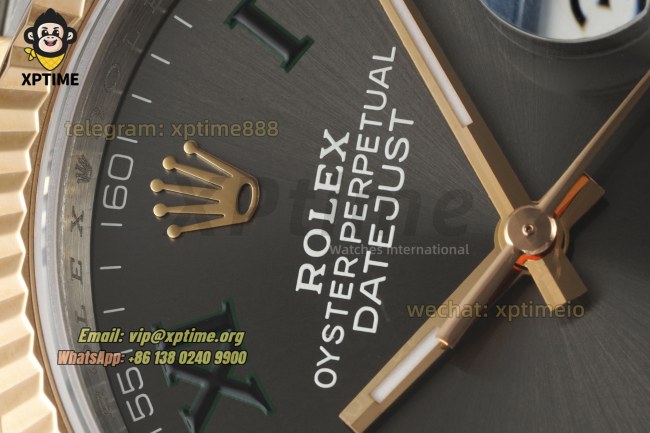Datejust 126231 36mm VSF Gray/Green Roman on Jub RG/SS Bracelet VS3235 Super Clone Datejust 126231 36mm VSF Gray/Green Roman on Jub RG/SS Bracelet VS3235 Super Clone