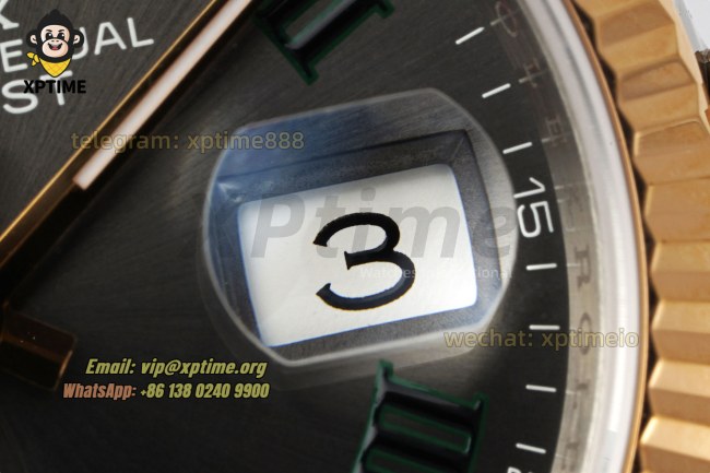Datejust 126231 36mm VSF Gray/Green Roman on Jub RG/SS Bracelet VS3235 Super Clone Datejust 126231 36mm VSF Gray/Green Roman on Jub RG/SS Bracelet VS3235 Super Clone
