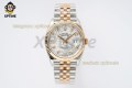 Datejust 126231 36mm VSF Silver Palm Motif/Diamond on Jub RG/SS Bracelet VS3235 Super Clone Datejust 126231 36mm VSF Silver Palm Motif/Diamond on Jub RG/SS Bracelet VS3235 Super Clone