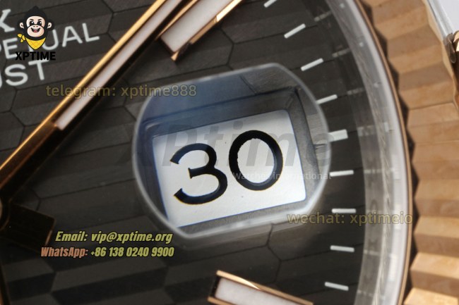 Datejust 126231 36mm VSF Gray Textured/Stick on Jub RG/SS Bracelet VS3235 Super Clone Datejust 126231 36mm VSF Gray Textured/Stick on Jub RG/SS Bracelet VS3235 Super Clone
