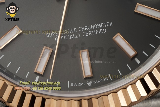 Datejust 126231 36mm VSF Gray/Stick on Jub RG/SS Bracelet VS3235 Super Clone Datejust 126231 36mm VSF Gray/Stick on Jub RG/SS Bracelet VS3235 Super Clone
