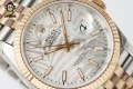 Datejust 126231 36mm VSF Silver Palm Motif/Stick on Jub RG/SS Bracelet VS3235 Super Clone Datejust 126231 36mm VSF Silver Palm Motif/Stick on Jub RG/SS Bracelet VS3235 Super Clone