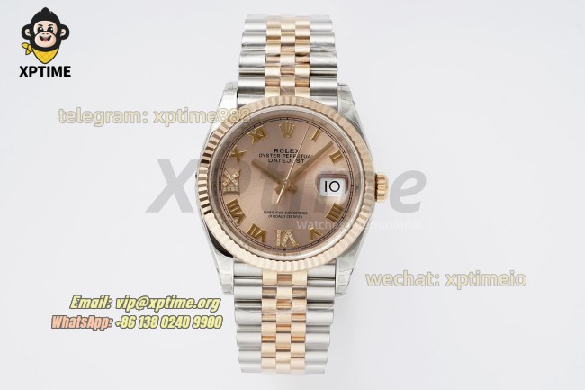 Datejust 126231 36mm VSF Rose Gold/Roman on Jub RG/SS Bracelet VS3235 Super Clone Datejust 126231 36mm VSF Rose Gold/Roman on Jub RG/SS Bracelet VS3235 Super Clone
