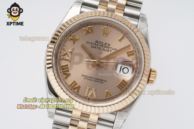 Datejust 126231 36mm VSF Rose Gold/Roman on Jub RG/SS Bracelet VS3235 Super Clone Datejust 126231 36mm VSF Rose Gold/Roman on Jub RG/SS Bracelet VS3235 Super Clone