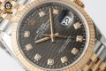 Datejust 126231 36mm VSF Gray Textured/Diamond on Jub RG/SS Bracelet VS3235 Super Clone Datejust 126231 36mm VSF Gray Textured/Diamond on Jub RG/SS Bracelet VS3235 Super Clone