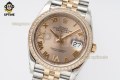 Datejust 126281 36mm VSF Rose Gold/Roman on Jub RG/SS Bracelet VS3235 Super Clone Datejust 126281 36mm VSF Rose Gold/Roman on Jub RG/SS Bracelet VS3235 Super Clone