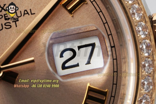 Datejust 126281 36mm VSF Rose Gold/Roman on Jub RG/SS Bracelet VS3235 Super Clone Datejust 126281 36mm VSF Rose Gold/Roman on Jub RG/SS Bracelet VS3235 Super Clone
