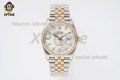Datejust 126281 36mm VSF White Textured/Diamond on Jub RG/SS Bracelet VS3235 Super Clone Datejust 126281 36mm VSF White Textured/Diamond on Jub RG/SS Bracelet VS3235 Super Clone