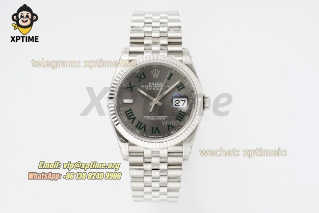 Datejust 126234 36mm VSF Gray/Roman on Jub SS/SS Bracelet VS3235 Super Clone Datejust 126234 36mm VSF Gray/Roman on Jub SS/SS Bracelet VS3235 Super Clone