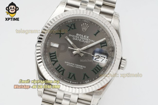 Datejust 126234 36mm VSF Gray/Roman on Jub SS/SS Bracelet VS3235 Super Clone Datejust 126234 36mm VSF Gray/Roman on Jub SS/SS Bracelet VS3235 Super Clone