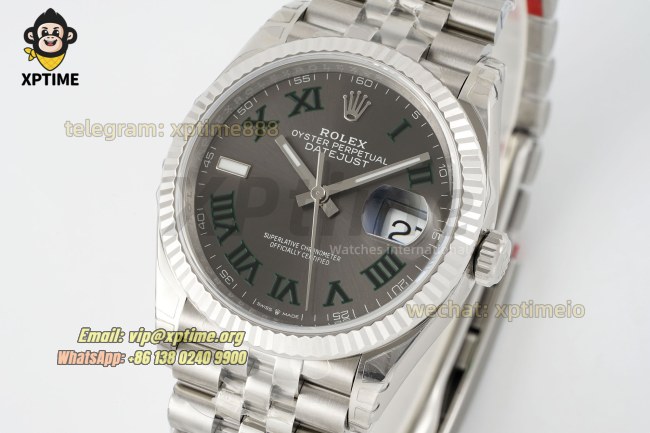 Datejust 126234 36mm VSF Gray/Roman on Jub SS/SS Bracelet VS3235 Super Clone Datejust 126234 36mm VSF Gray/Roman on Jub SS/SS Bracelet VS3235 Super Clone