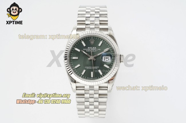 Datejust 126234 36mm VSF Green/Stick on Jub SS/SS Bracelet VS3235 Super Clone Datejust 126234 36mm VSF Green/Stick on Jub SS/SS Bracelet VS3235 Super Clone
