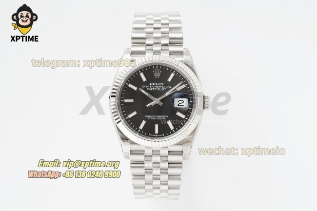 Datejust 126234 36mm VSF Black/Stick on Jub SS/SS Bracelet VS3235 Super Clone Datejust 126234 36mm VSF Black/Stick on Jub SS/SS Bracelet VS3235 Super Clone