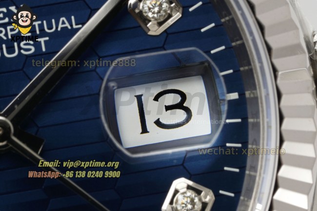 Datejust 126234 36mm VSF Blue Textured/Diamond on Jub SS/SS Bracelet VS3235 Super Clone Datejust 126234 36mm VSF Blue Textured/Diamond on Jub SS/SS Bracelet VS3235 Super Clone