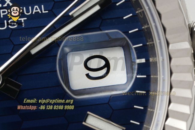 Datejust 126234 36mm VSF Blue Textured/Stick on Jub SS/SS Bracelet VS3235 Super Clone Datejust 126234 36mm VSF Blue Textured/Stick on Jub SS/SS Bracelet VS3235 Super Clone