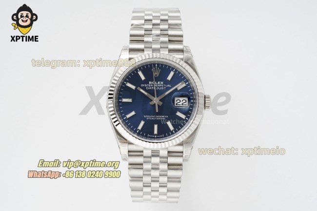 Datejust 126234 36mm VSF Blue/Stick on Jub SS/SS Bracelet VS3235 Super Clone Datejust 126234 36mm VSF Blue/Stick on Jub SS/SS Bracelet VS3235 Super Clone
