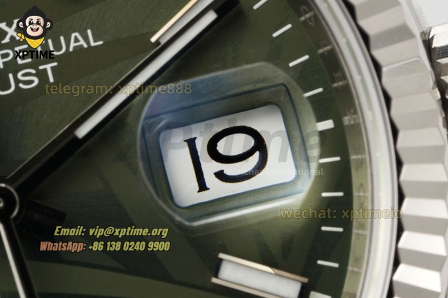 Datejust 126234 36mm VSF Green Palm Motif/Stick on Jub SS/SS Bracelet VS3235 Super Clone Datejust 126234 36mm VSF Green Palm Motif/Stick on Jub SS/SS Bracelet VS3235 Super Clone