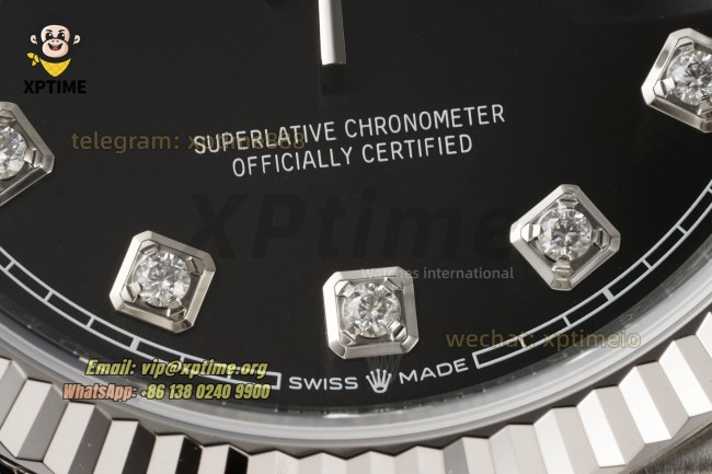 Datejust 126234 36mm VSF Black/Diamond on Jub SS/SS Bracelet VS3235 Super Clone Datejust 126234 36mm VSF Black/Diamond on Jub SS/SS Bracelet VS3235 Super Clone