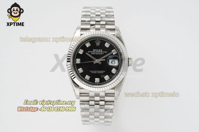 Datejust 126234 36mm VSF Black/Diamond on Jub SS/SS Bracelet VS3235 Super Clone Datejust 126234 36mm VSF Black/Diamond on Jub SS/SS Bracelet VS3235 Super Clone