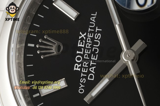 Datejust 126200 36mm VSF Black/Stick on Oys SS/SS Bracelet VS3235 Super Clone Datejust 126200 36mm VSF Black/Stick on Oys SS/SS Bracelet VS3235 Super Clone