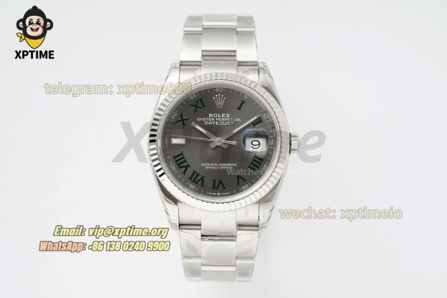 Datejust 126200 36mm VSF Gray/Roman on Oys SS/SS Bracelet VS3235 Super Clone Datejust 126200 36mm VSF Gray/Roman on Oys SS/SS Bracelet VS3235 Super Clone