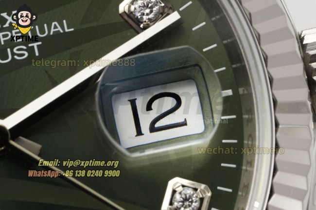 Datejust 126234 36mm VSF Green Palm Motif/Diamond on Oys SS/SS Bracelet VS3235 Super Clone Datejust 126234 36mm VSF Green Palm Motif/Diamond on Oys SS/SS Bracelet VS3235 Super Clone